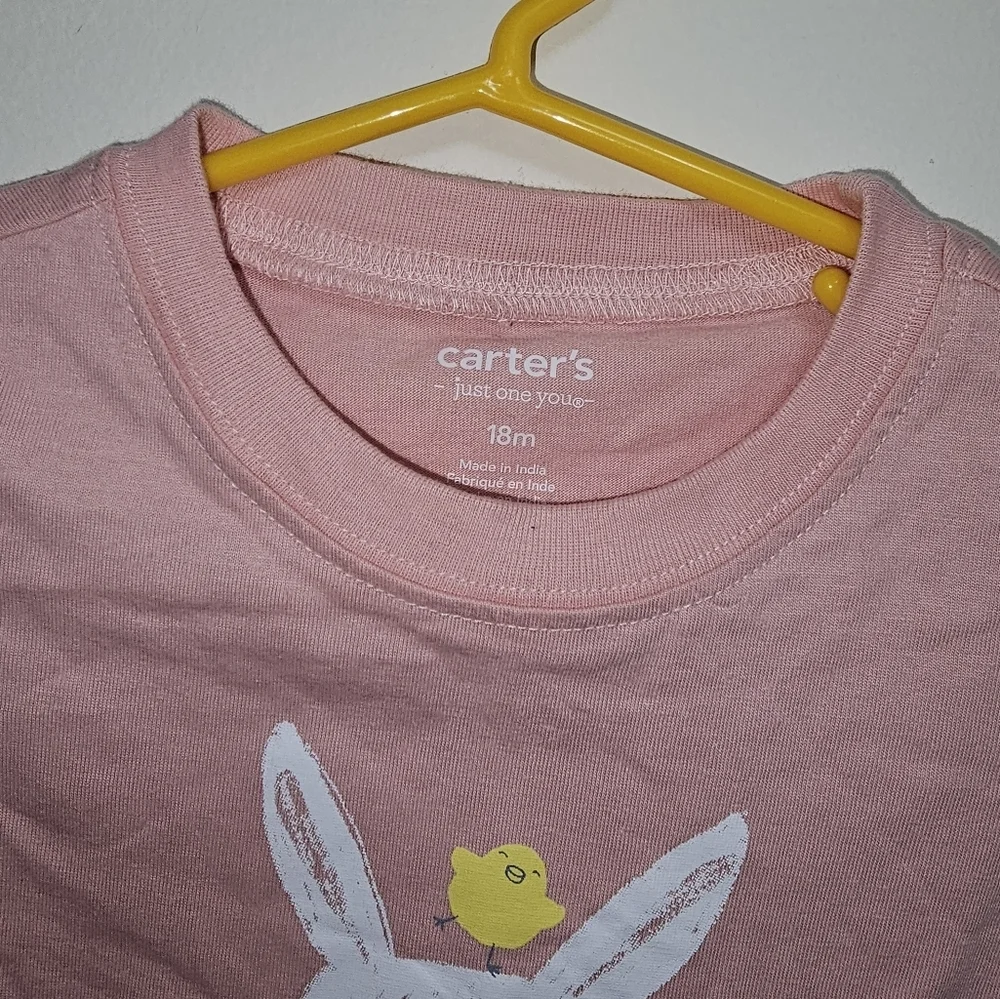 Girls 18 month nwot‎ pink Easter shirt